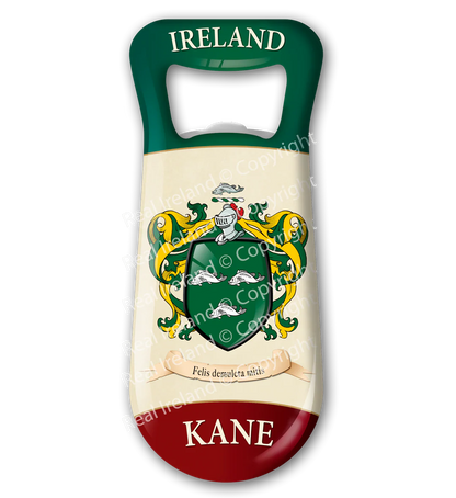 Kane Heraldic Fridge Magnet Bottle Opener