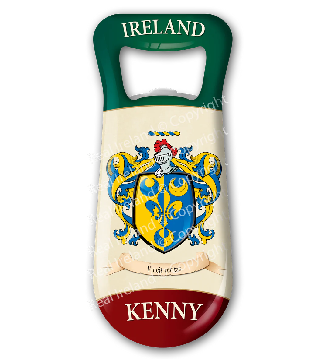 Kenny Heraldic Fridge Magnet Bottle Opener