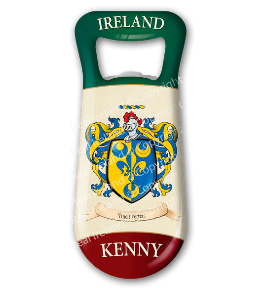 Kenny Heraldic Fridge Magnet Bottle Opener