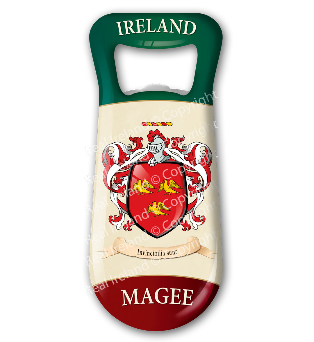 Maggee Heraldic Fridge Magnet Bottle Opener