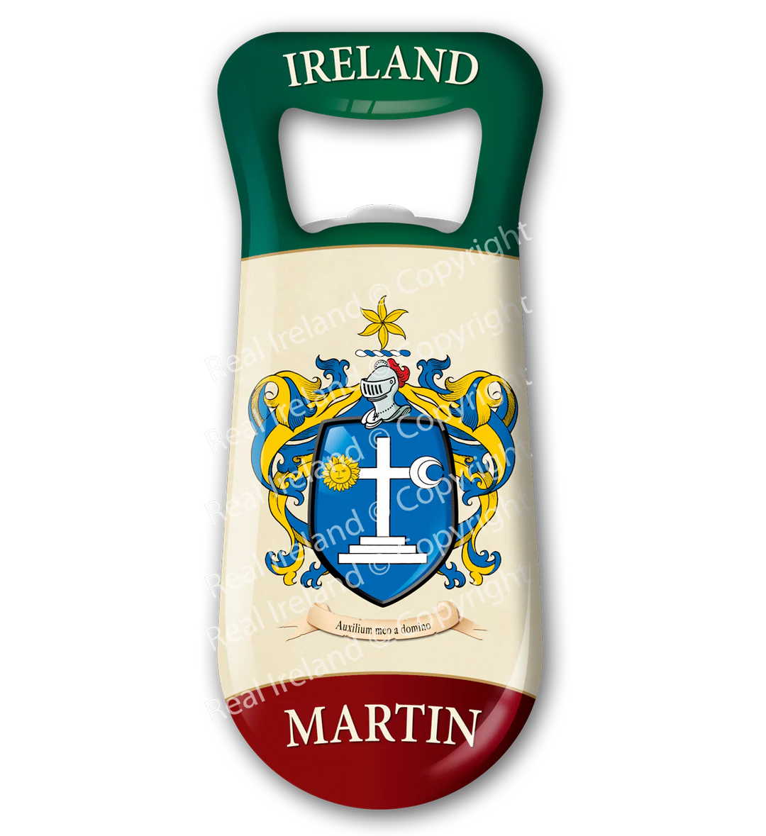 Martin Heraldic Fridge Magnet Bottle Opener
