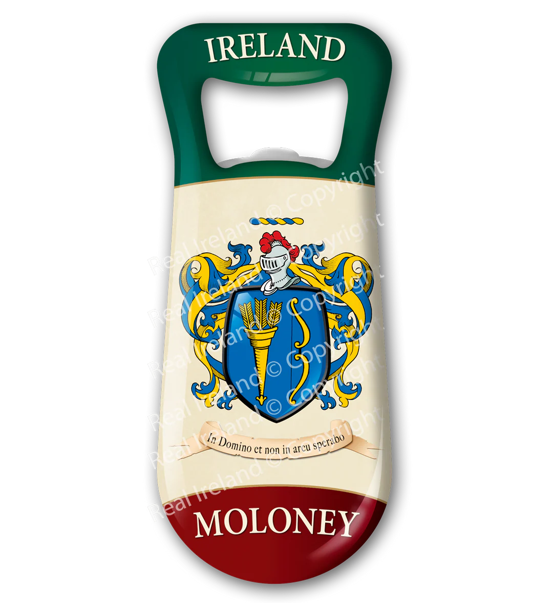 Moloney Heraldic Fridge Magnet Bottle Opener