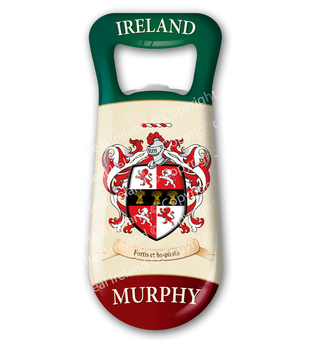 Murphy Heraldic Fridge Magnet Bottle Opener