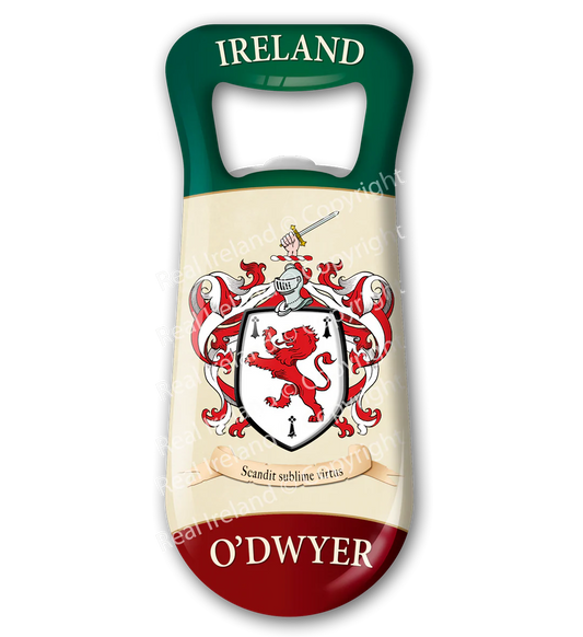 O' Dwyer Heraldic Fridge Magnet Bottle Opener