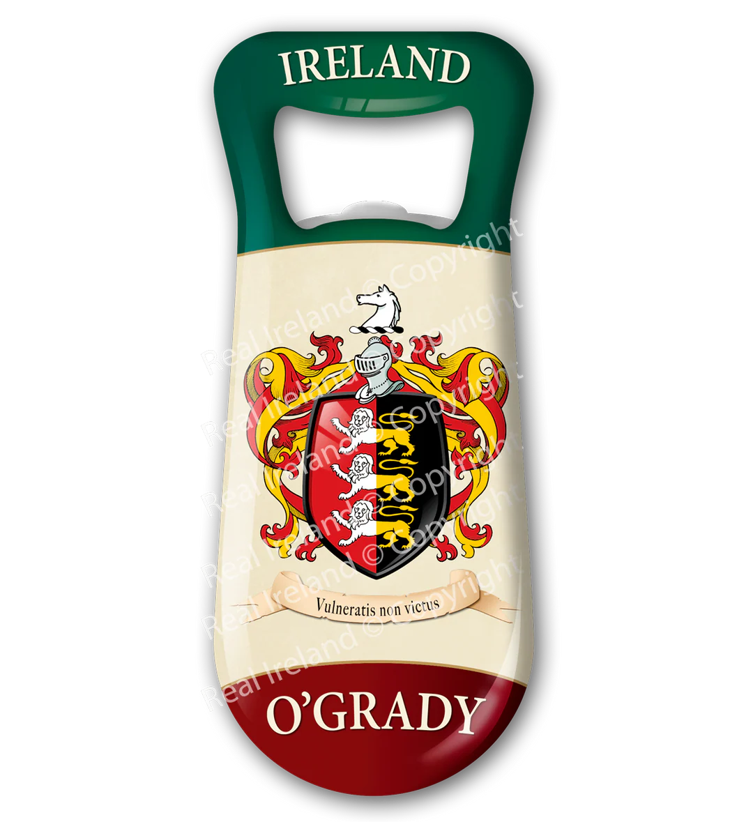 O' Grady Heraldic Fridge Magnet Bottle Opener