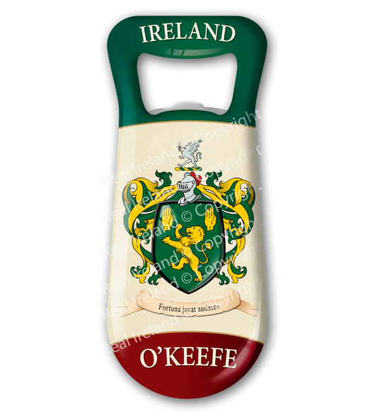 O' Keefe Heraldic Fridge Magnet Bottle Opener