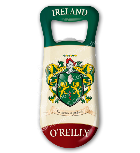 O' Reilly Heraldic Fridge Magnet Bottle Opener