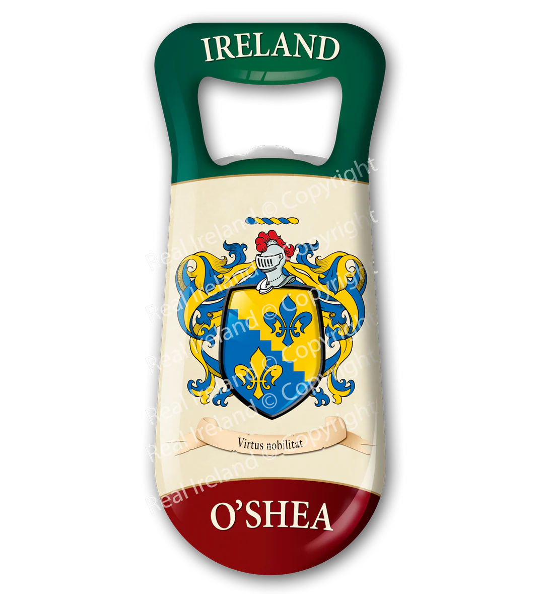 O' Shea Heraldic Fridge Magnet Bottle Opener