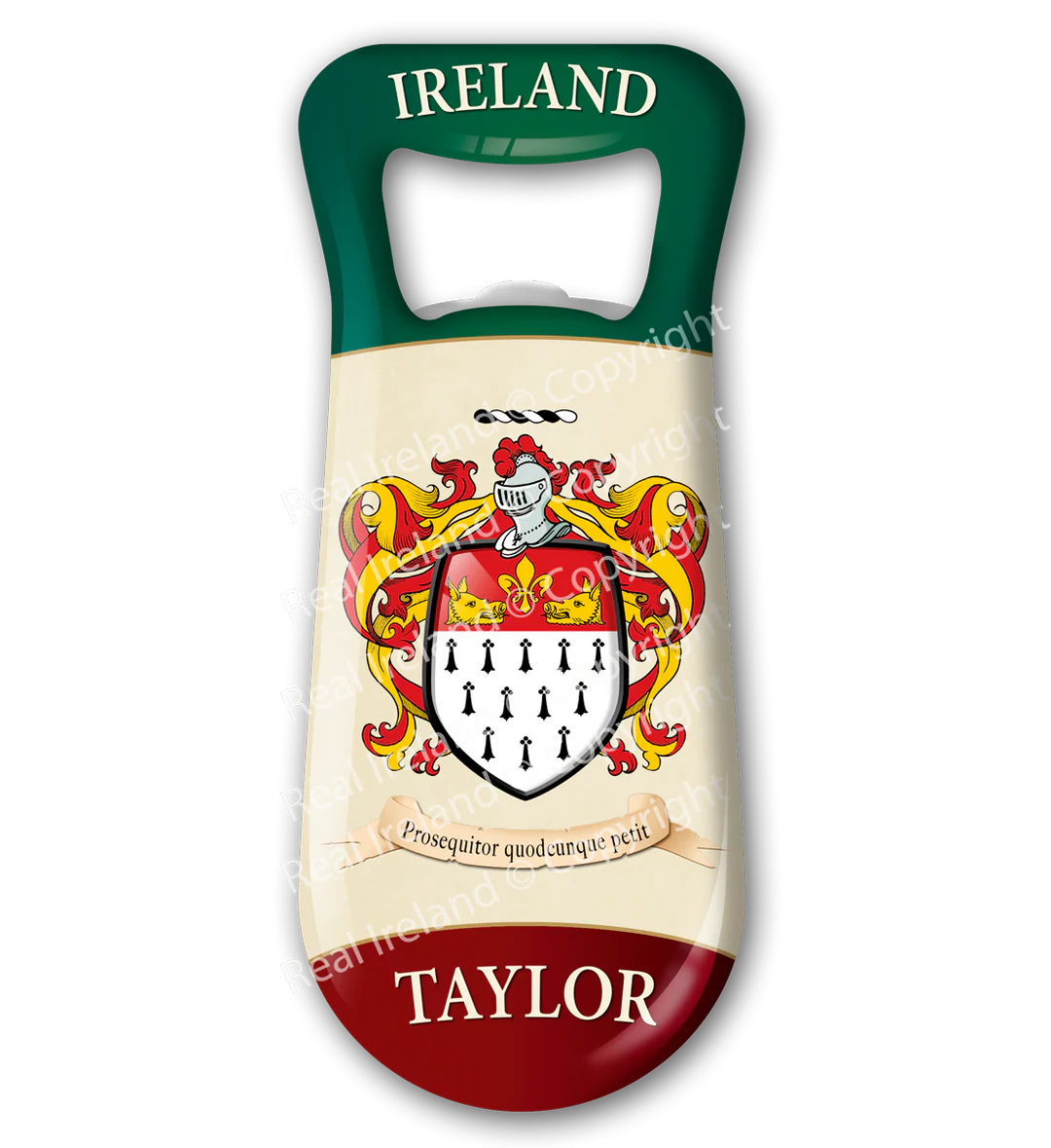 Taylor Heraldic Fridge Magnet Bottle Opener