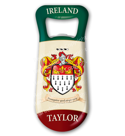 Taylor Heraldic Fridge Magnet Bottle Opener