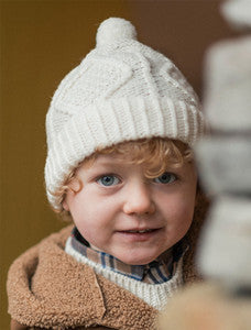 Aran Woollen Mills Hand Knitted Kids Ski Hat