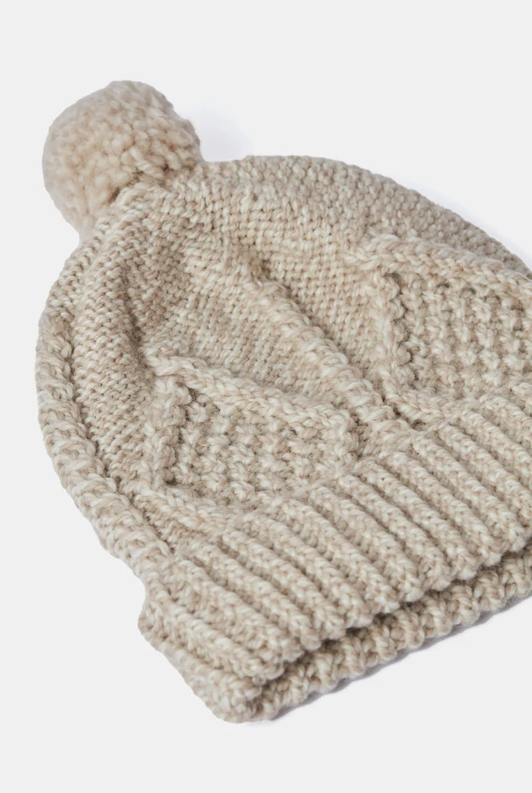 Aran Woollen Mills Hand Knitted Kids Ski Hat