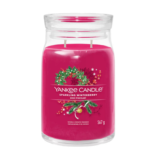 Yankee Candle Sparkling Winterberry Signature Large Jar