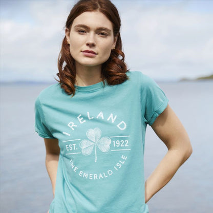 Emerald Isle Ireland Ladies T-Shirt