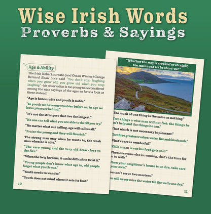 Wise Irish Words Proverbs & Sayings