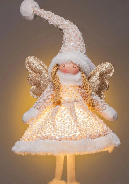 The Grange Collection Sitting Gold Fairy with Light Up Body