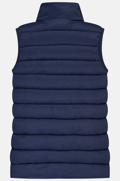 Little Lighthouse Abel Padded Navy Gilet for boys with Red Tractor