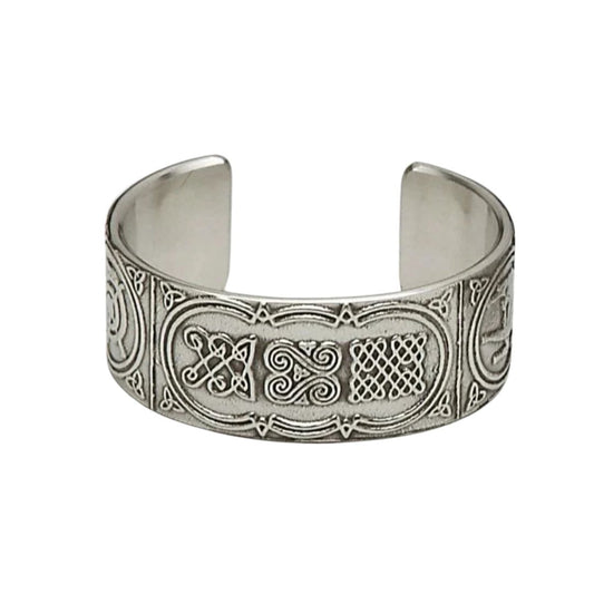 Mullingar Pewter Ladies Bangle with Celtic Design