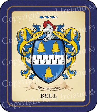 Bell Heraldic Coasters 2 Pack