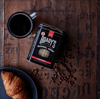 Brady's Barrel Aged Irish Whiskey Coffee Ground Coffee Tin