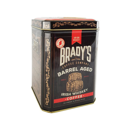 Brady's Barrel Aged Irish Whiskey Coffee Ground Coffee Tin