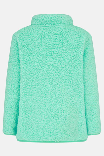 Cassie Kid's Half zip Green Fleece
