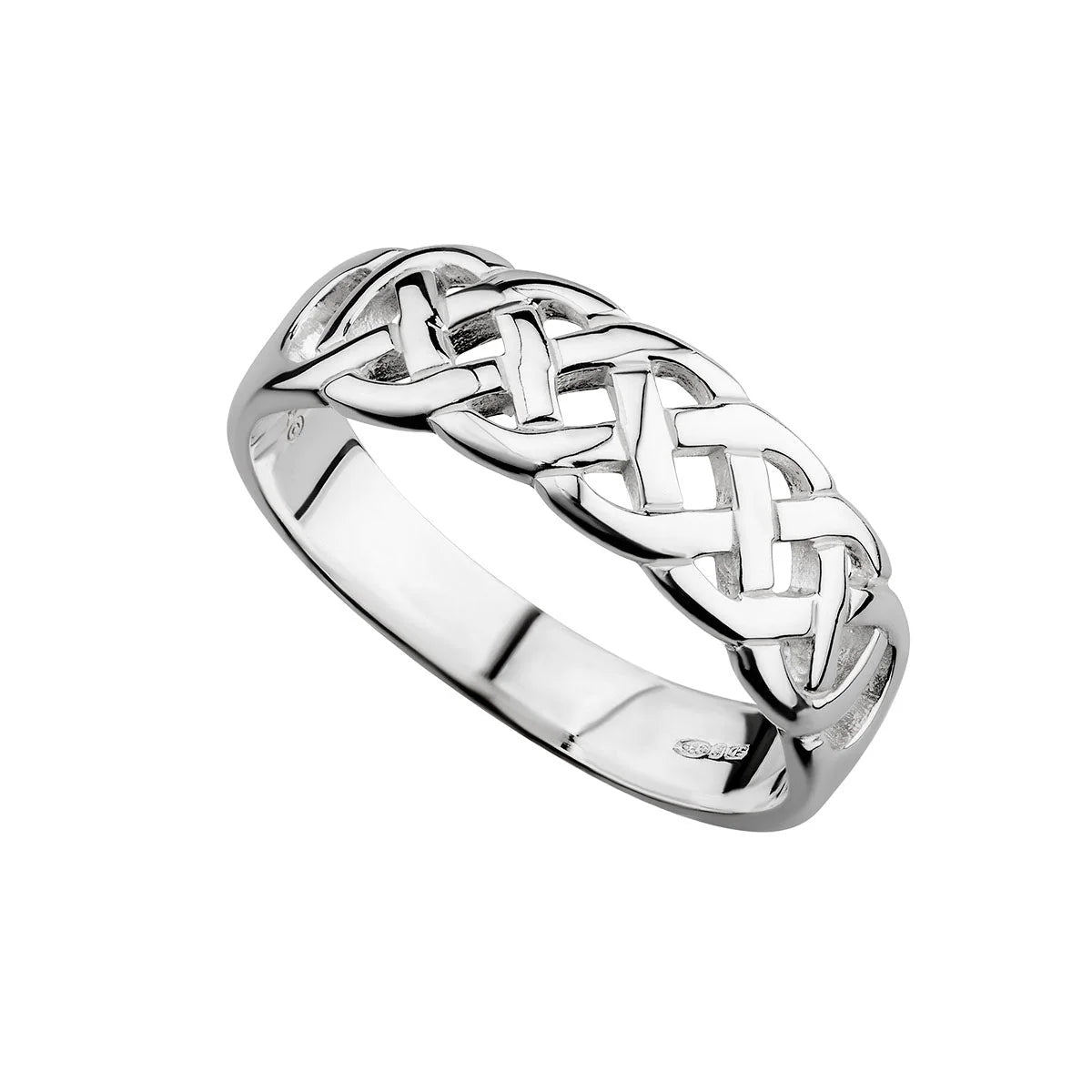 Silver Celtic Woman's Woven Ring
