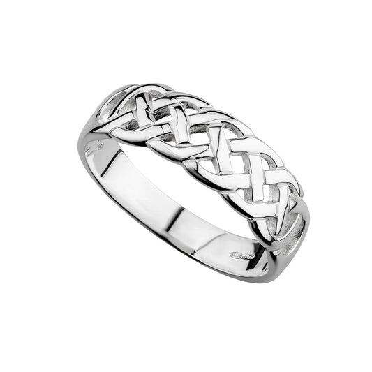 Silver Celtic Woman's Woven Ring