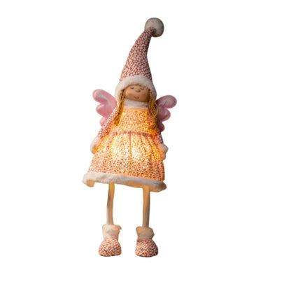 The Grange Collection Sitting Pink Fairy with Light Up Body