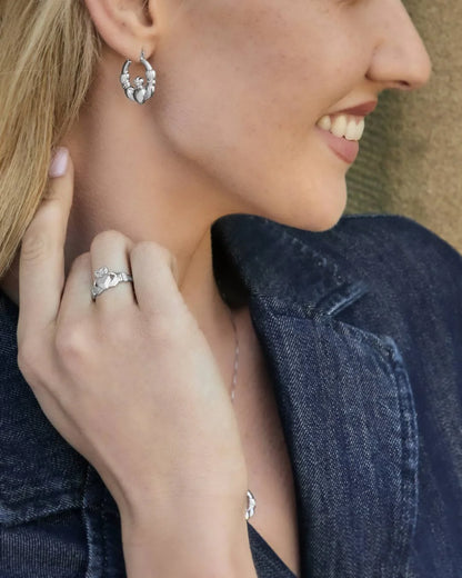 Sterling Silver Women's Claddagh Ring