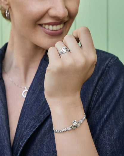 Sterling Silver Women's Claddagh Ring