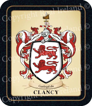 Clancy Heraldic Coasters 2 Pack