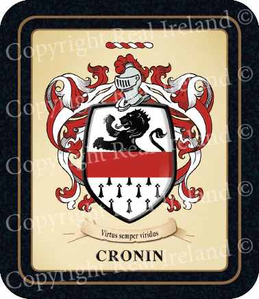 Cronin Heraldic Coasters 2 Pack
