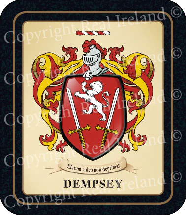 Dempsey Heraldic Coasters 2 Pack