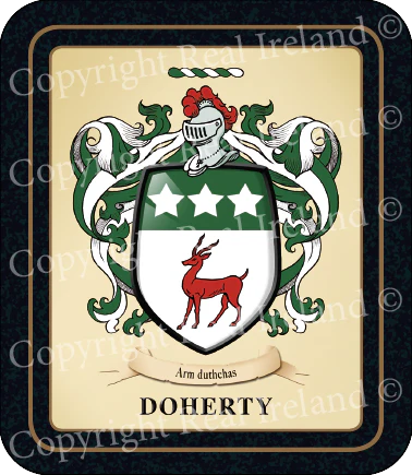 Doherty Heraldic Coasters 2 Pack