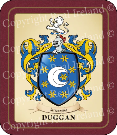 Duggan Heraldic Coasters 2 Pack