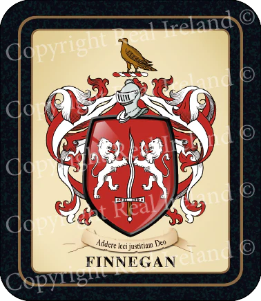 Finnegan Heraldic Coasters 2 Pack
