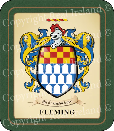 Fleming Heraldic Coasters 2 Pack