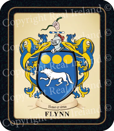 Flynn Heraldic Coasters 2 Pack
