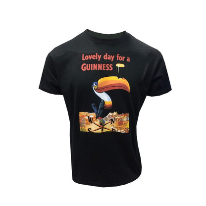 Lovely Day for a Guinness Men's Black Toucan T-Shirt