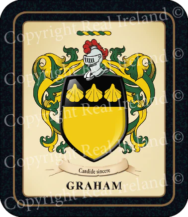 Graham Heraldic Coasters 2 Pack