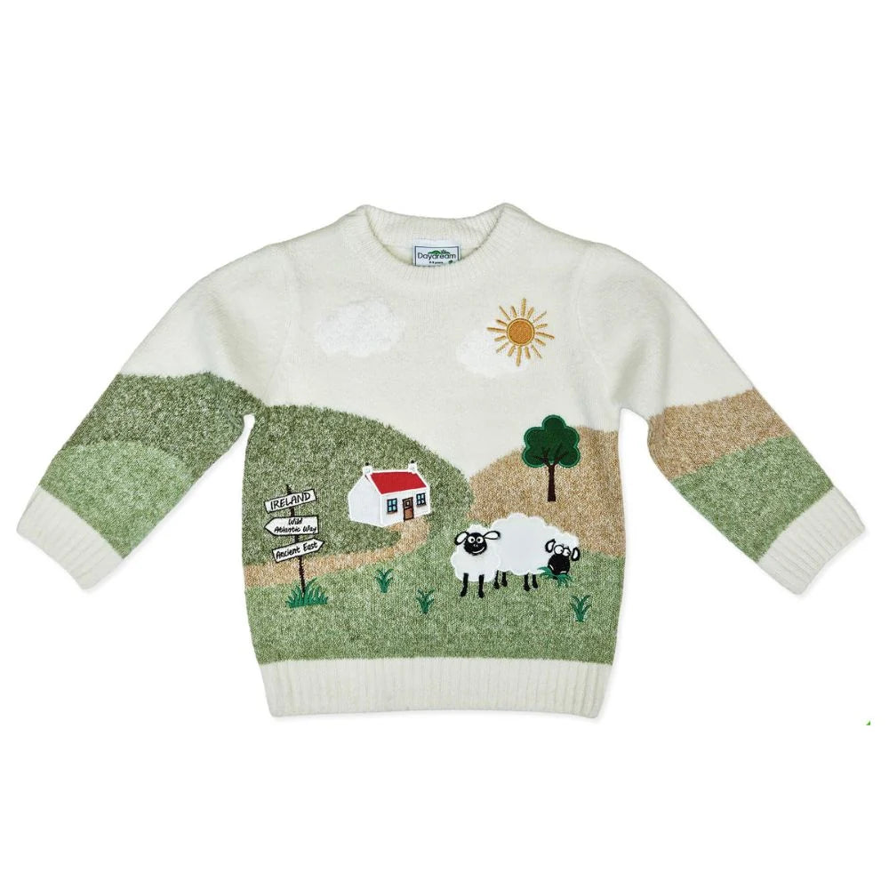 Children’s Irish Sheep Knitted Woollen Jumper
