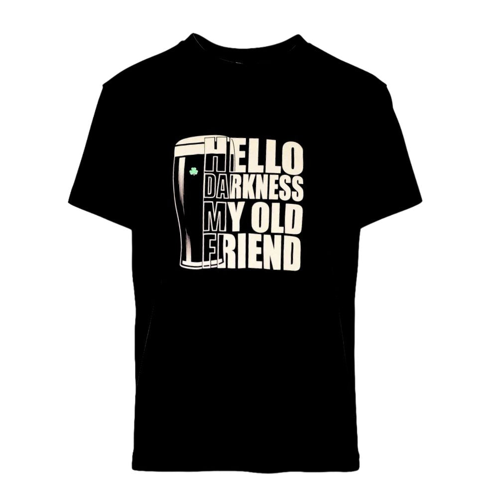 Guinness Hello Darkness My Old Friend Black T-Shirt