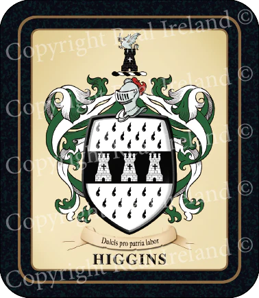 Higgins Heraldic Coasters 2 Pack
