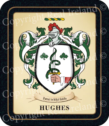 Hughes Heraldic Coasters 2 Pack