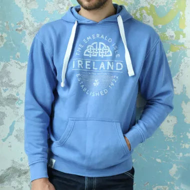 Ireland Emerald Isle Blue Unisex Hoodie