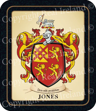 Jones Heraldic Coasters 2 Pack