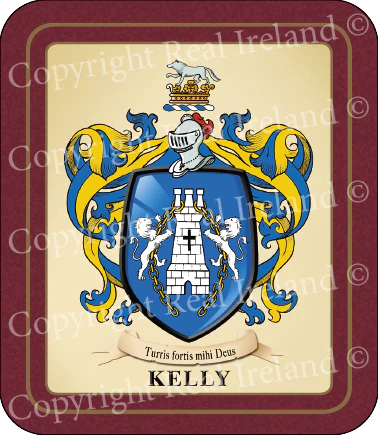 Kelly Heraldic Coasters 2 Pack