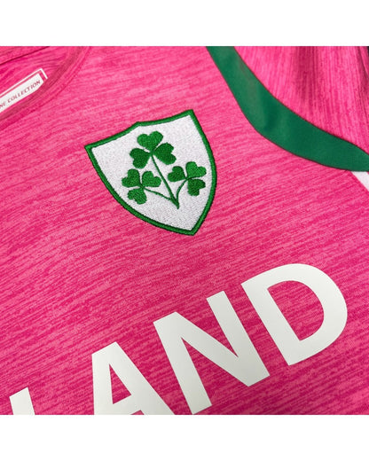 Landsdowne Kids Ireland Crest Pink Performance Top