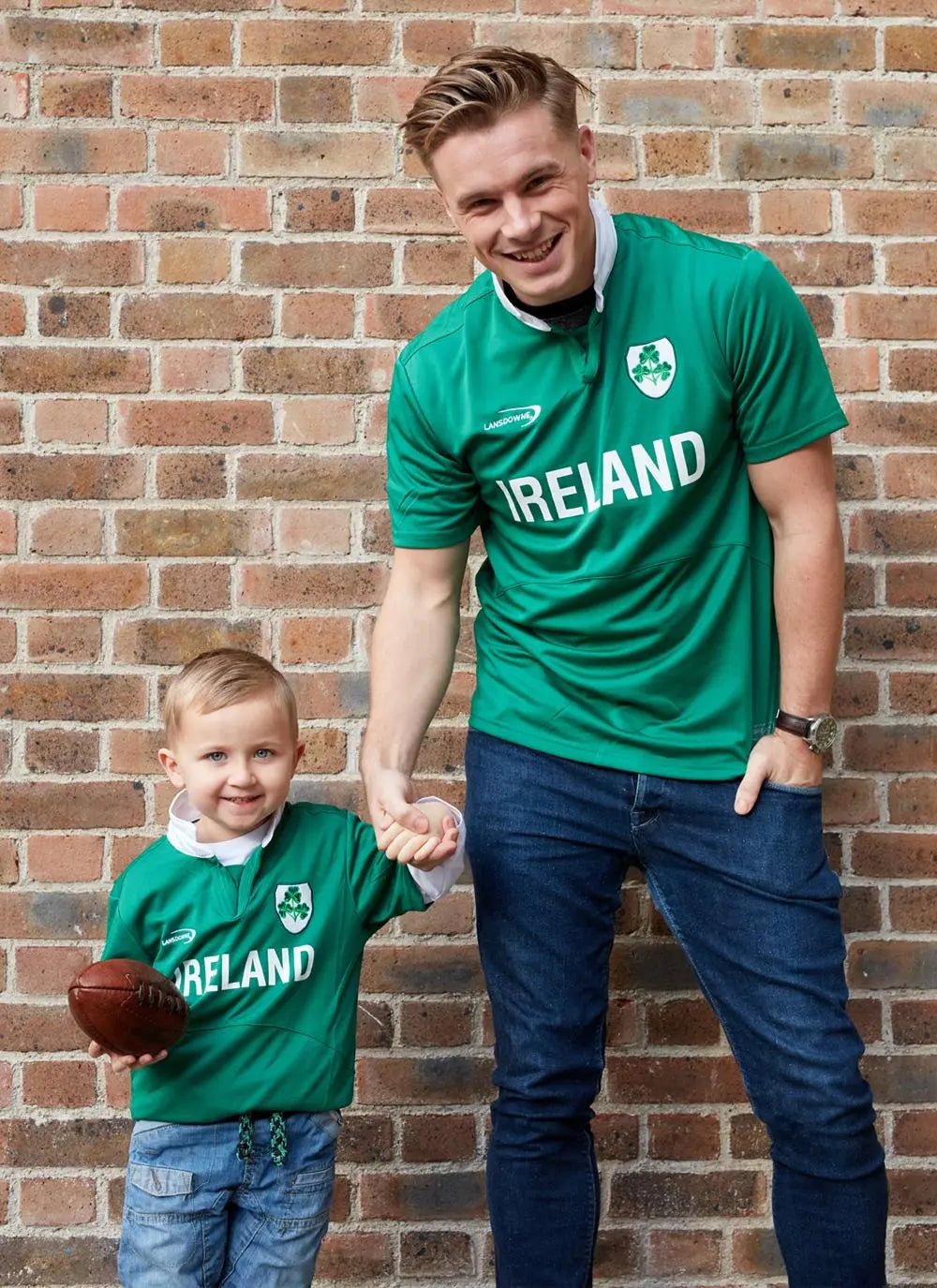 Landsdowne Kid's Ireland Rugby Shamrock Shirt